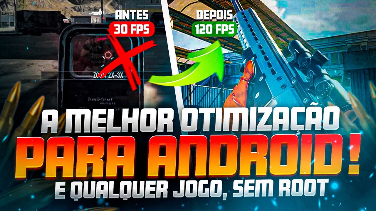 A MELHOR OTIMIZAÇÃO PARA ANDROID DOS JOGOS MOBILE🔥🔥🔥