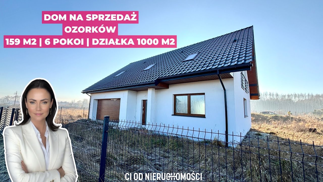 Dom na sprzedaż - Ozork&oacute;w. Biuro nieruchomości -  @ciodnieruchomosci