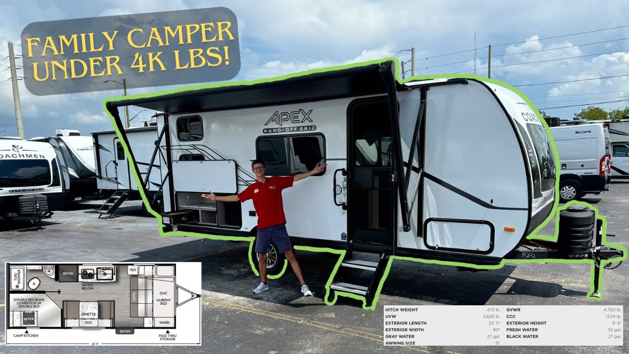 No Slides, No Problem! 2026 Coachmen Apex 186BH Lightweight Camper Tour