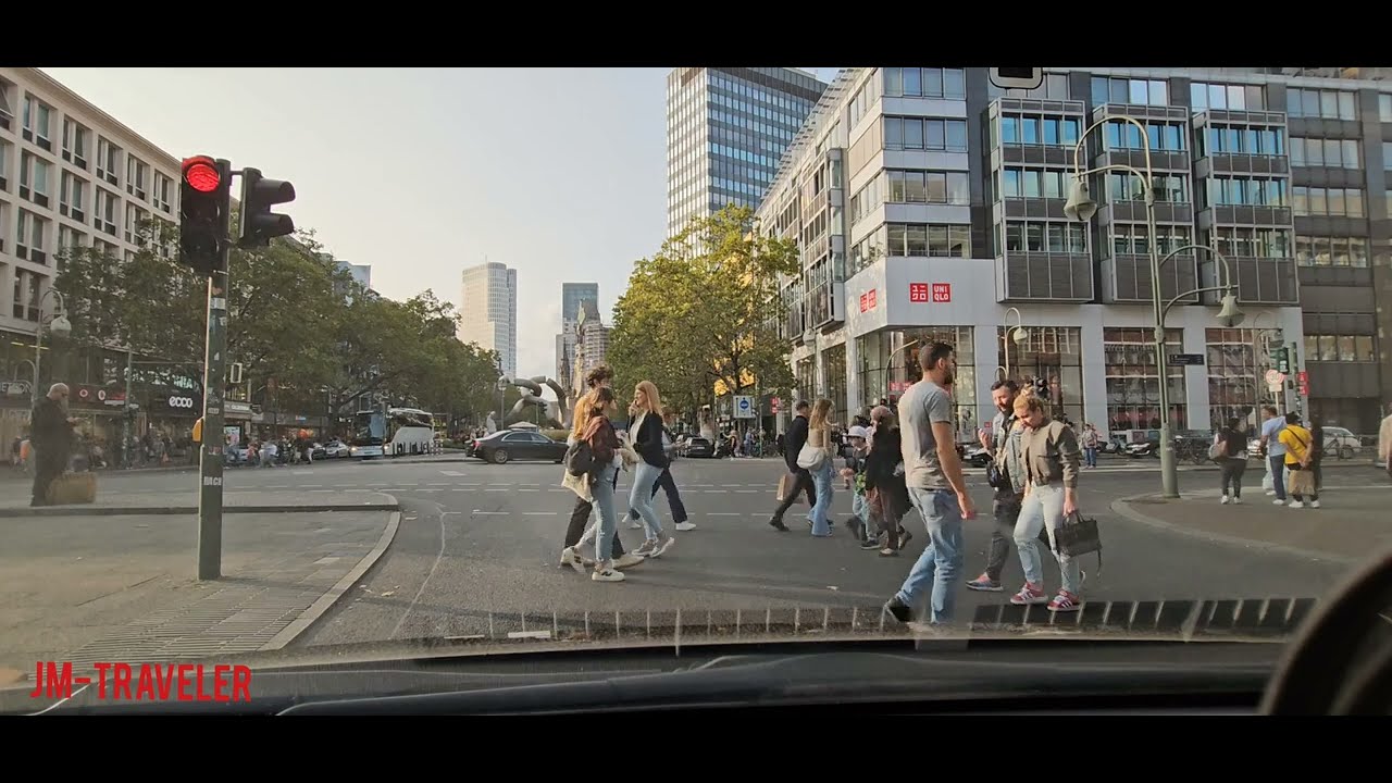 Berlin-[4k]HDR-DRIVE 🇩🇪 Tour-2023 in Kurfürstendamm Street Germany.