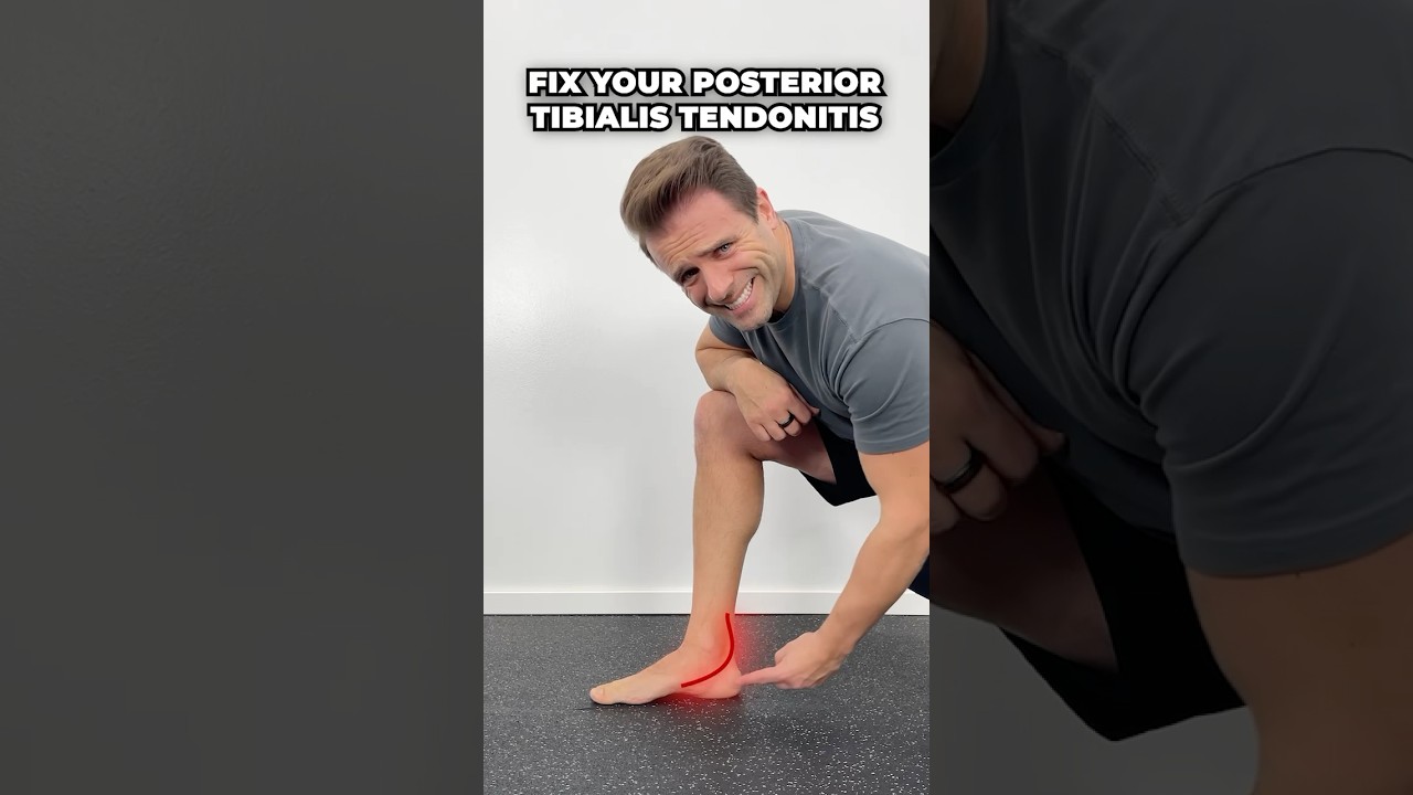 Fix Posterior Tibialis Ankle Pain At Home! [Exercises For Tibialis Tendonitis]