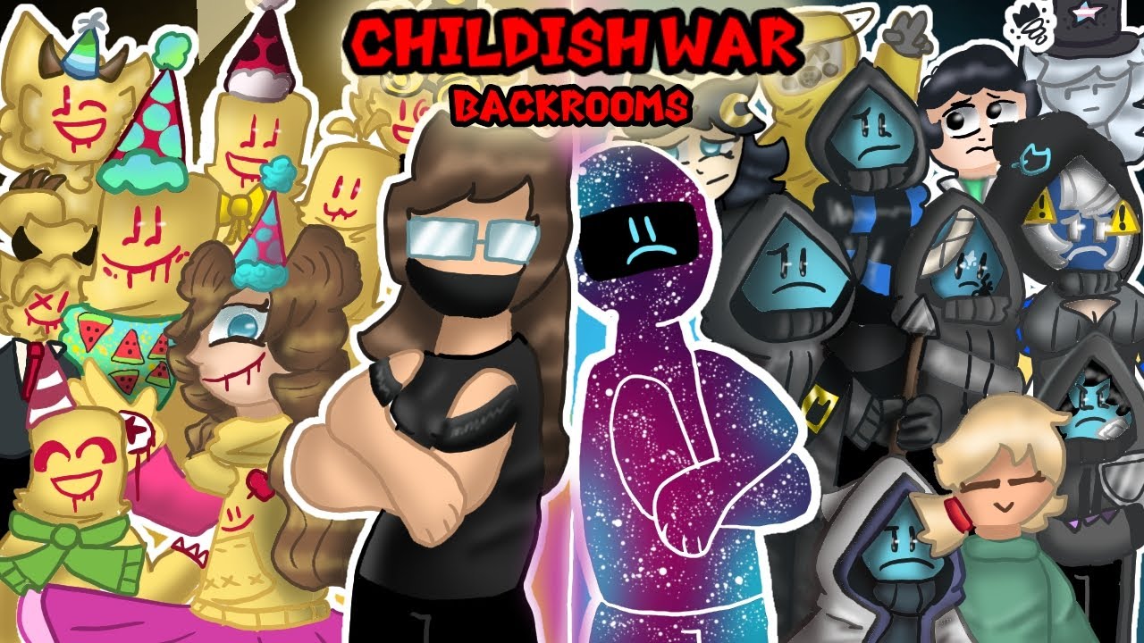 Childish war // Backrooms animation [Gift for youtubers and friends]