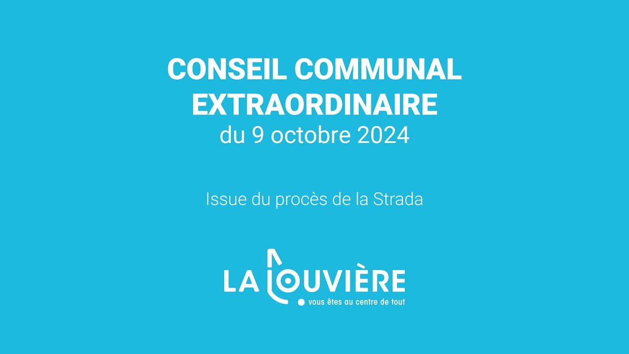 Conseil communal extraordinaire du 9 octobre 2024