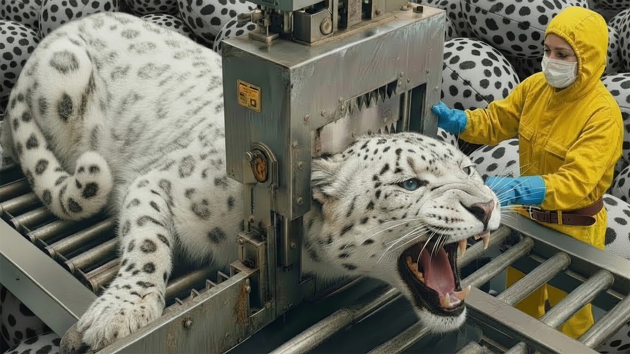 MOST Modern Leopard Leather Factory in 2026 | Full Processing of Billion Dollars Rugby Balls