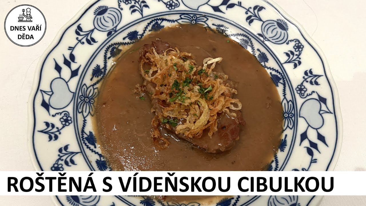 Dušená roštěná s vídeňskou cibulkou | Josef Holub