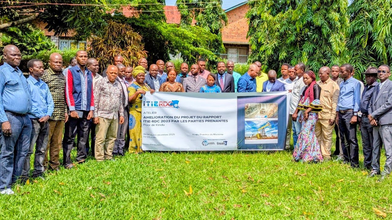 Maniema : Le projet du rapport ITIE-RDC 2023 en pleine amélioration à Kindu. 