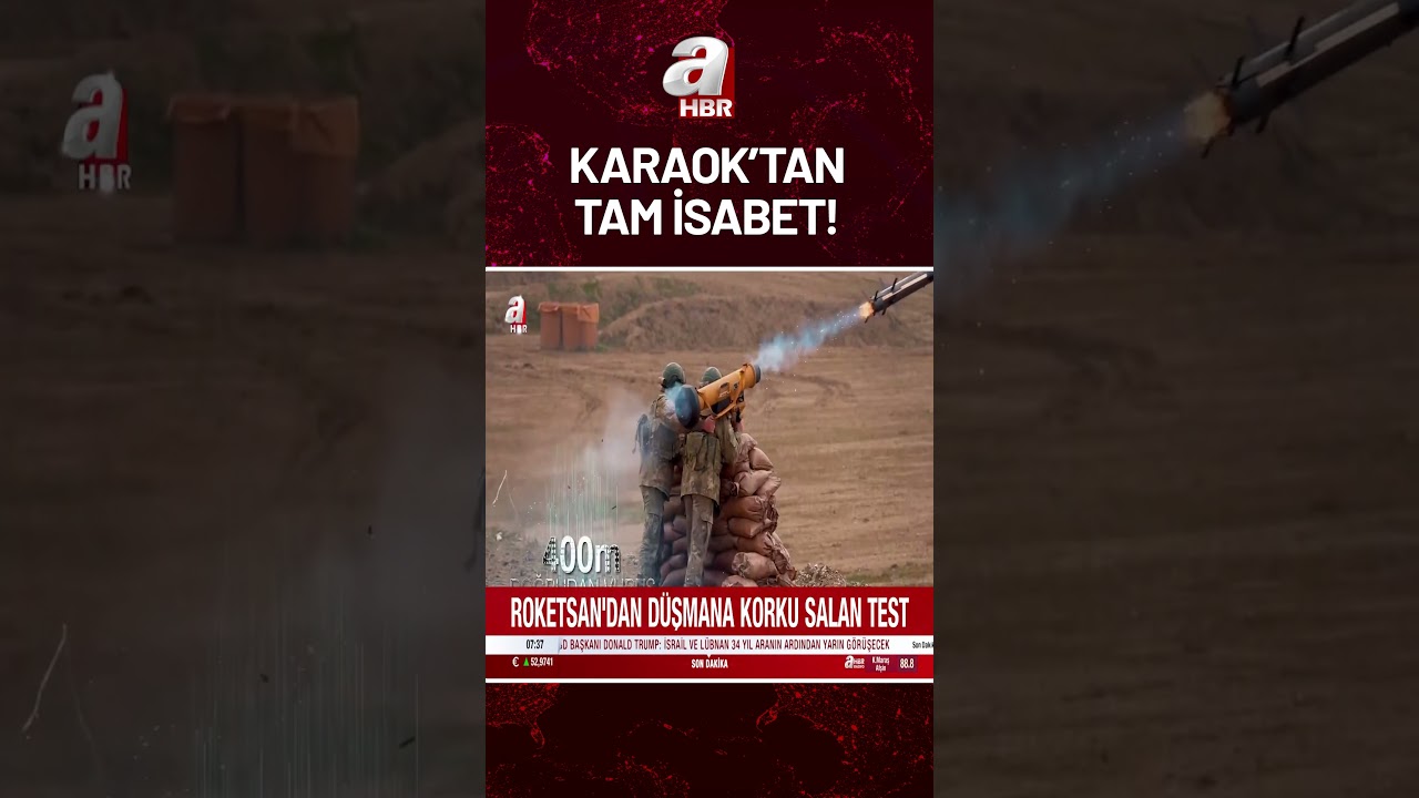 Milli tanksavar silahı KARAOK'tan tam isabet! | A Haber