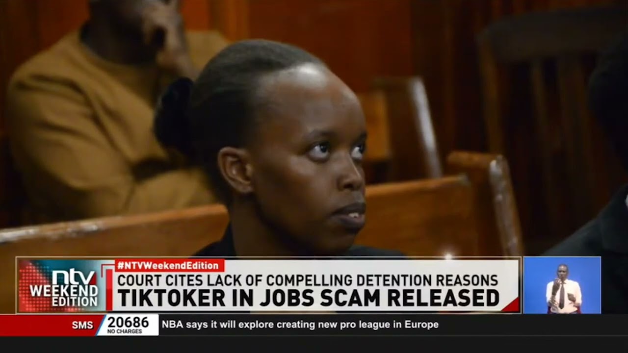 TikToker Rish Kamunge released on Sh5m bail in job scam case