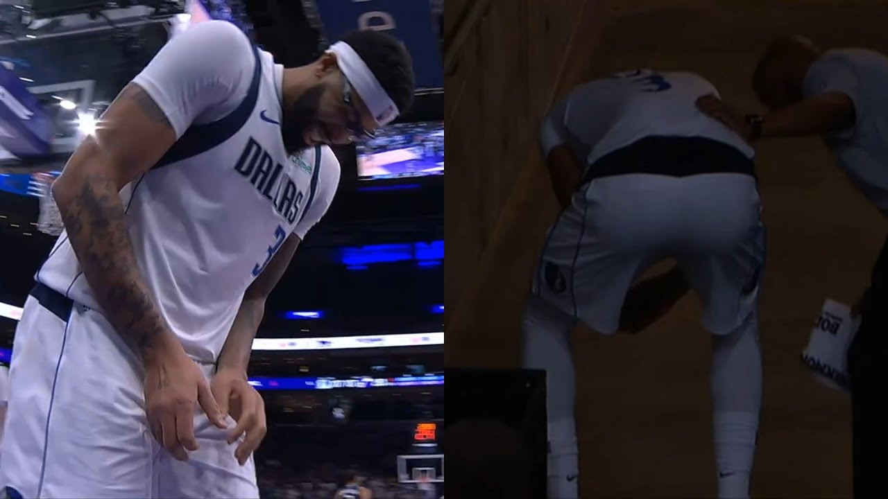 Anthony Davis in so much pain after hand injury vs Jazz and goes to locker room