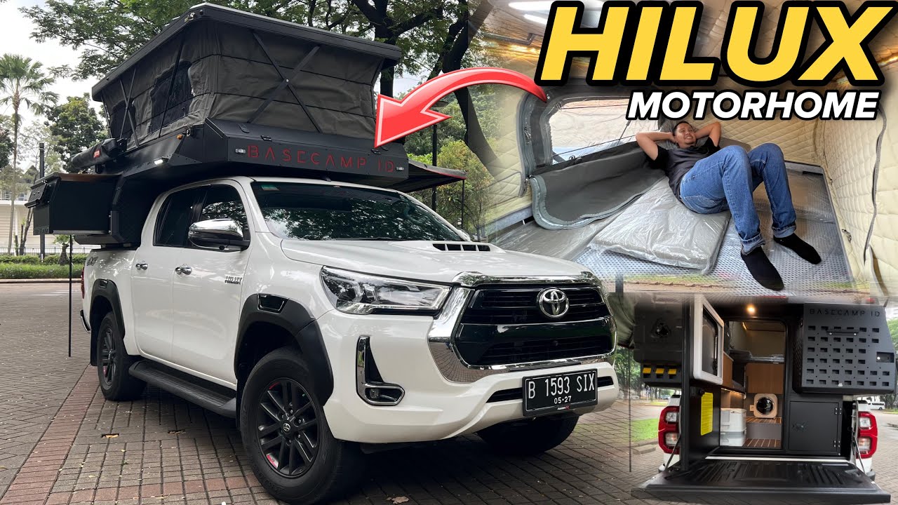 TOYOTA HILUX BOX MOTORHOME 2025 PRAKTIS DAN LENGKAPBISA OFFROAD #MOTORHOME #campervan #HILUX