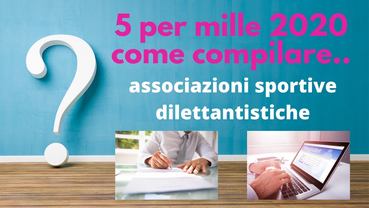 Come effettuare richiesta CONTRIBUTO 5 PER MILLE anno 2020