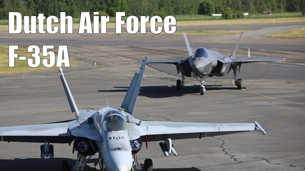 F-35A Jet Fighters Taxi To Ramp - Kauhava Air Show 2025