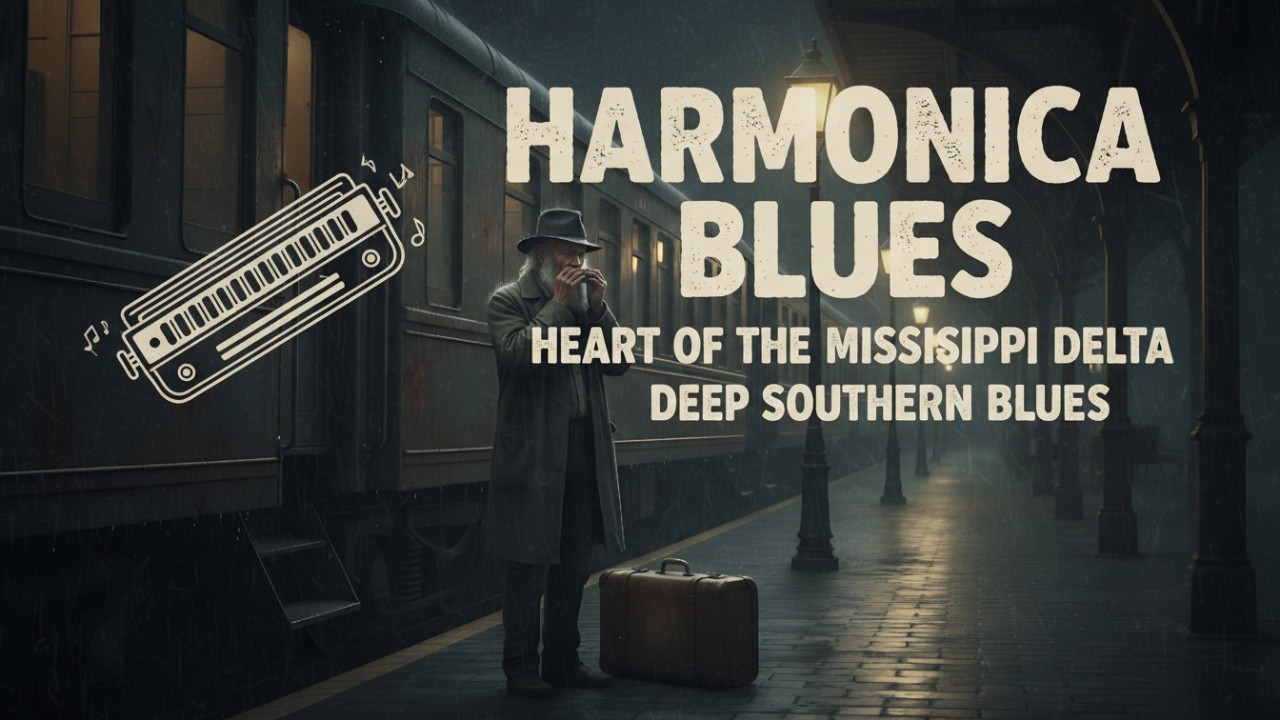 Harmonica Blues Mix | Smoke in the Cotton Fields – Raw Acoustic Mississippi Delta Blues