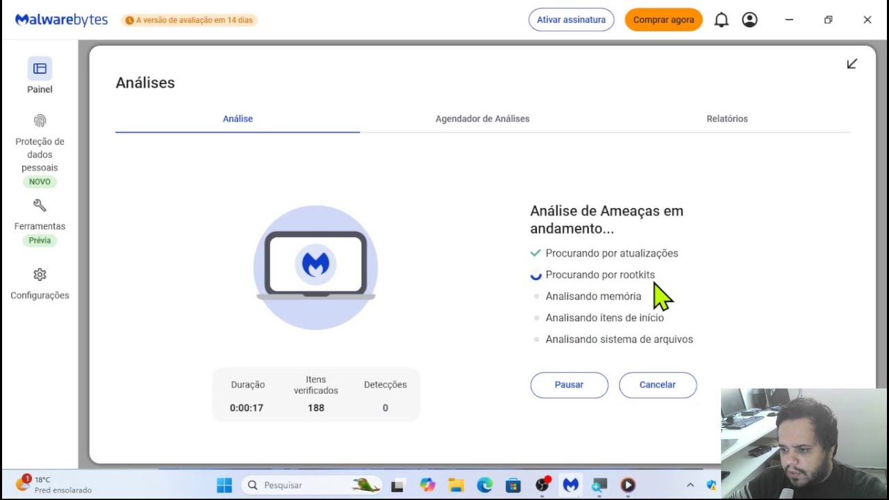 Como Encontrar e Remover V&iacute;rus no Windows com Malwarebytes