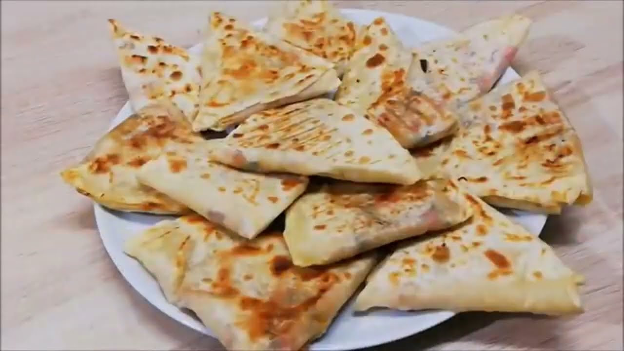 Petites fajitas aux pommes de terre et fromage ✔
