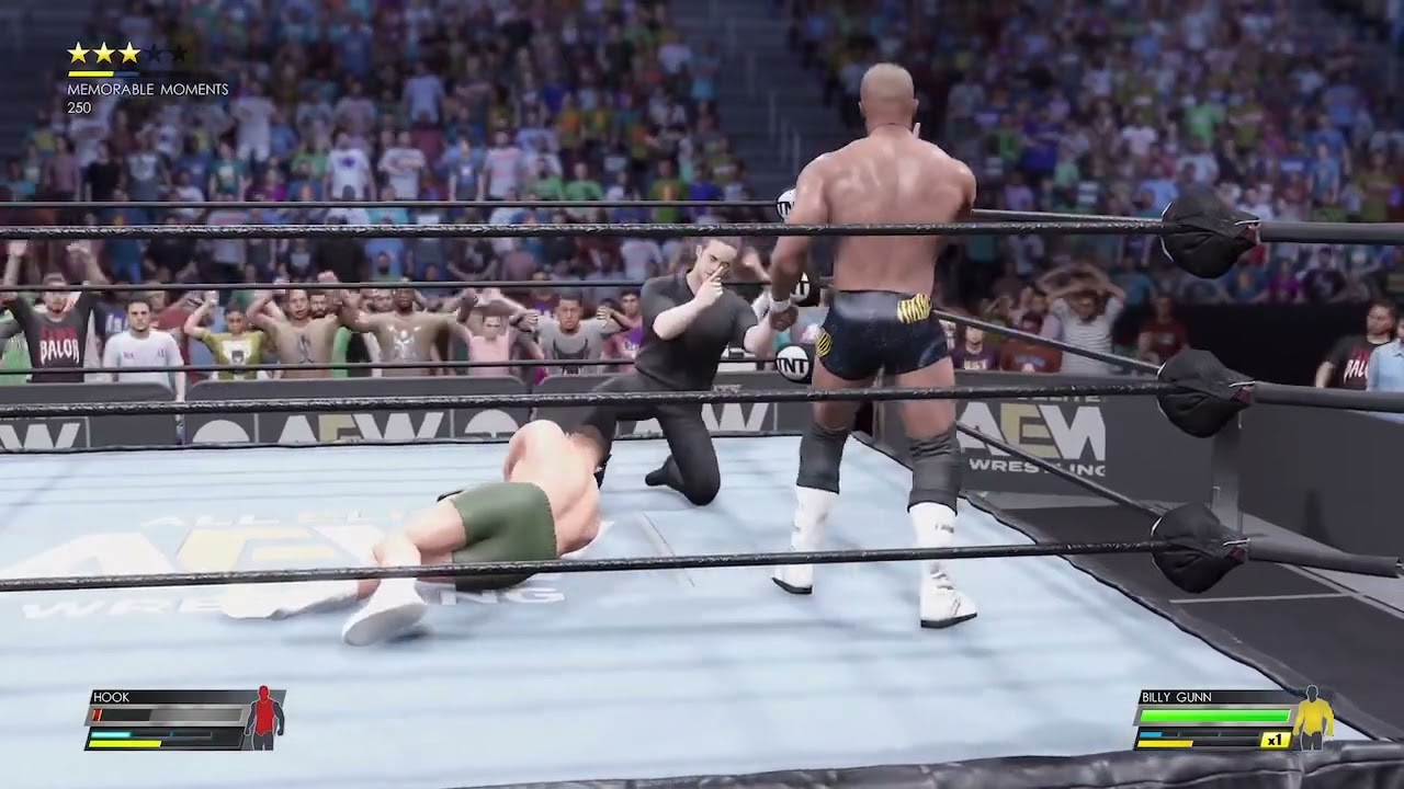 WWE 2k22 AEW Billy Gunn Vs Hook