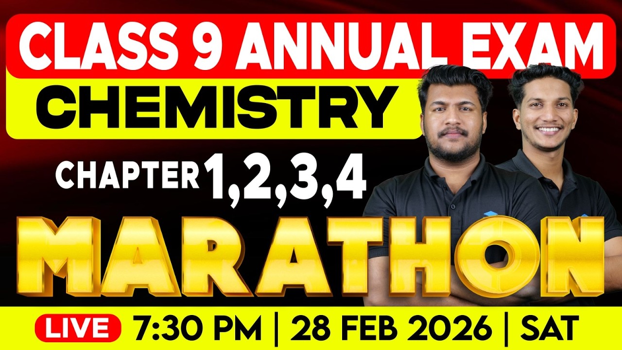 CLASS 9 Annual Exam 2026 | Chemistry Chapter 1,2,3,4 Marathon | MS SOLUTIONS