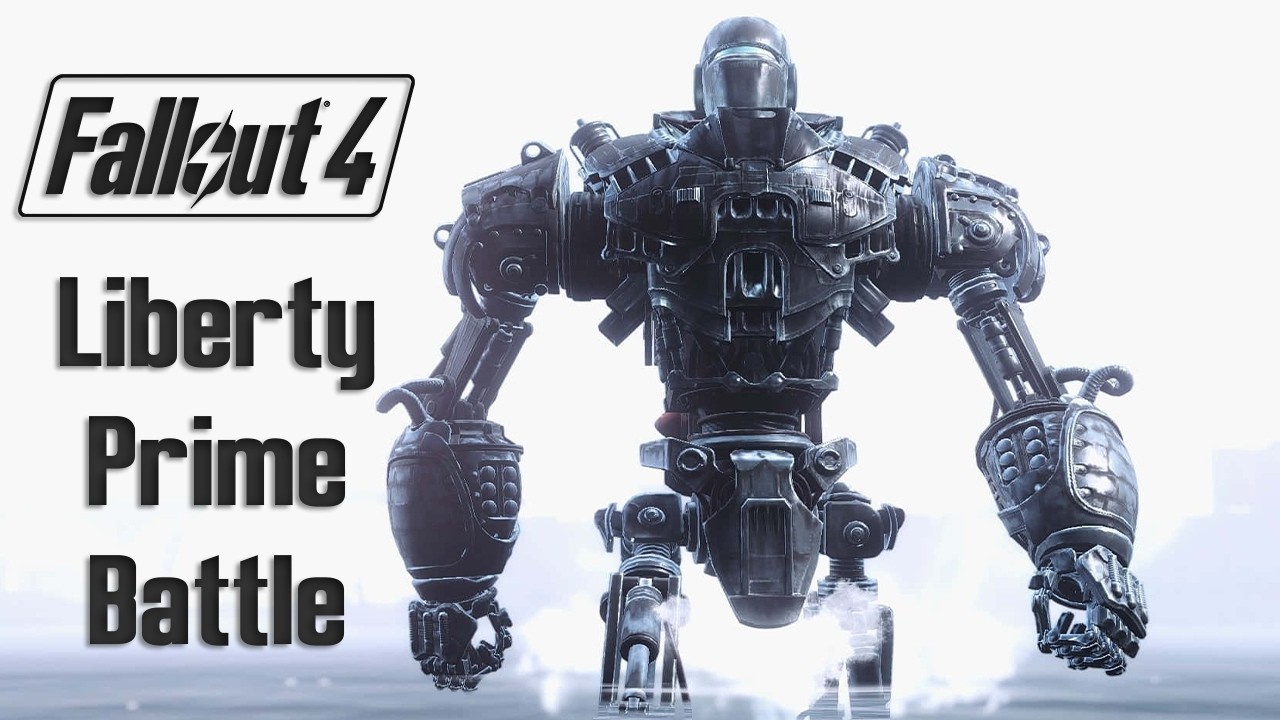Liberty Prime Full Battle Scene | Fallout 4