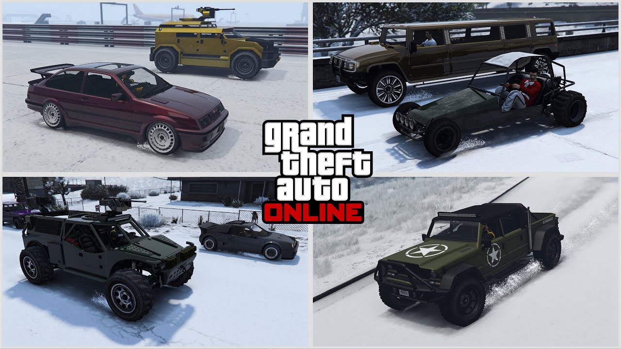 GTA 5 Snow Racing - Long Haul in Random Off-road Cars