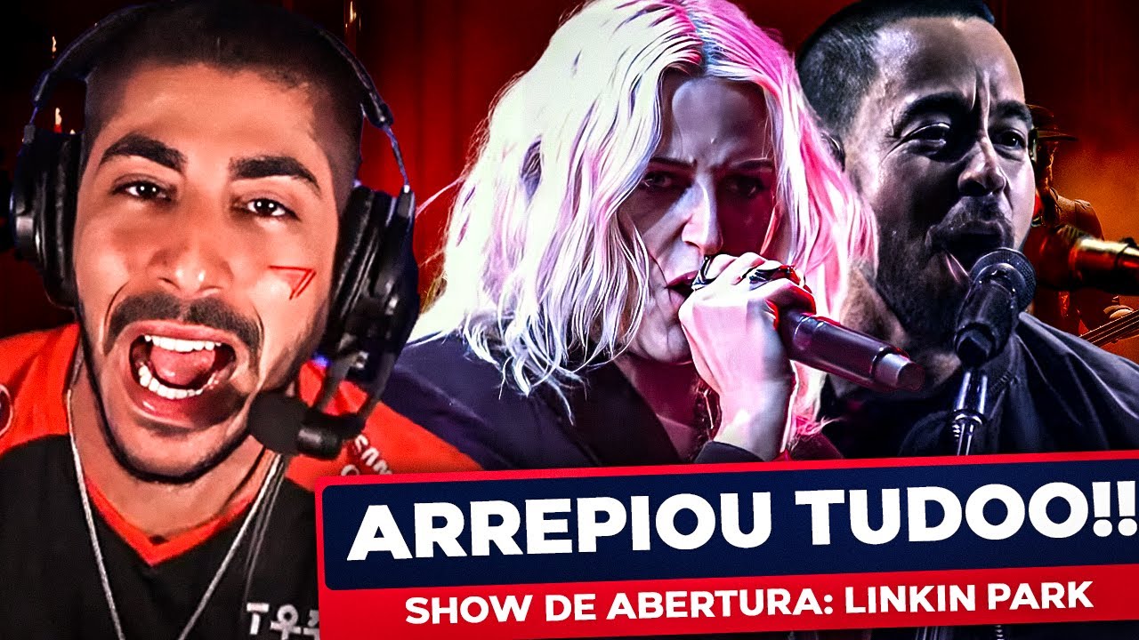 A MELHOR ABERTURA DO WORLDS! BAIANO REAGE AO SHOW DO LINKIN PARK