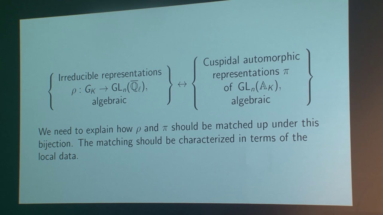 Potential automorphy of Ĝ-local systems &ndash; Jack Thorne &ndash; ICM2018