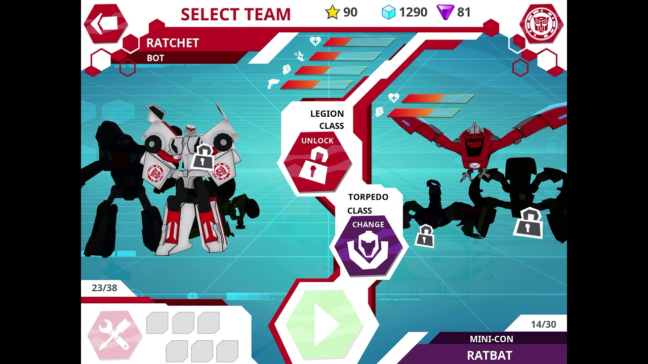Unlocking characters in (transformers robot in disguise)