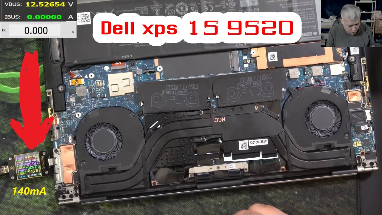 Dell XPS 15 9520 dead, not charging, no power - Few steps to diagnose this board