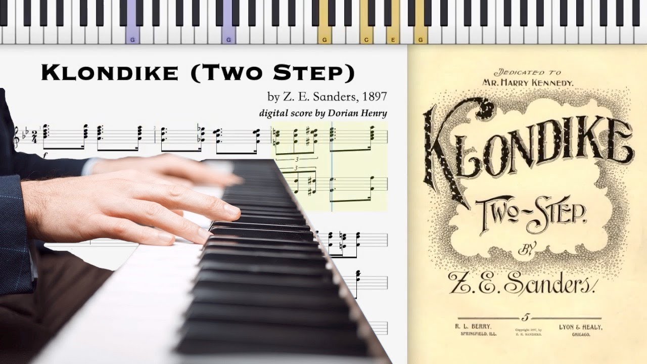 Klondike by Zellah Sanders (1897, March piano)
