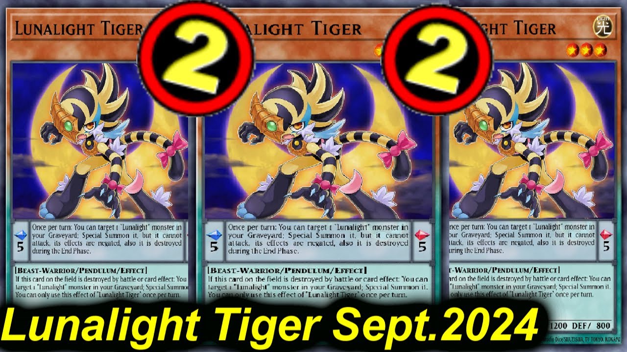 【EDOPRO】LUNALIGHT TIGER TO 2! LUNALIGHT DECK POST TCG BALINST SEPT.2024