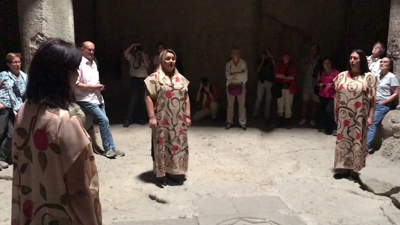 Armenian Choral Singing in Geghard Rock Hewn Chapel