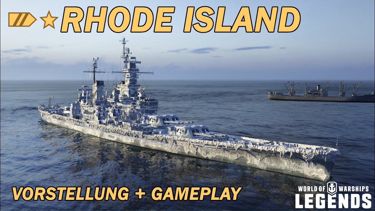 RHODE ISLAND - Vorstellung und erstes Gameplay - World of Warships Legends