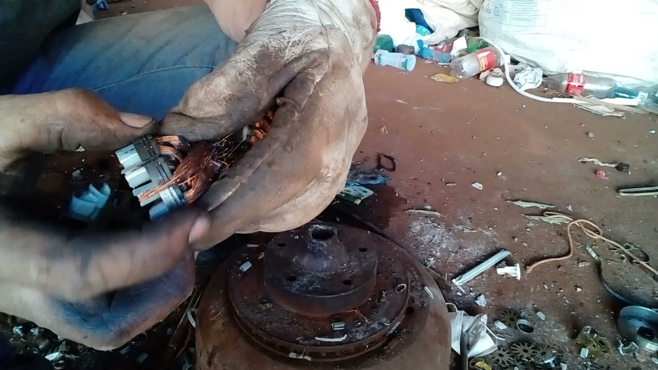 como tirar cobre do induzido de motores sem queimar