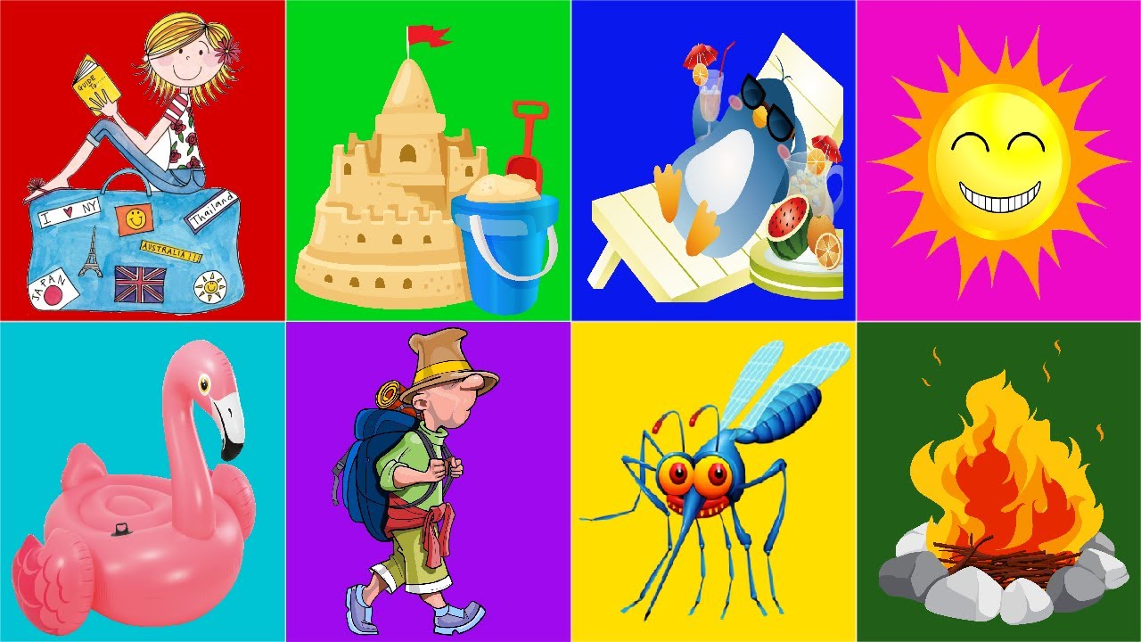 Wakacje, lato dla dzieci | Angielski dla dzieci