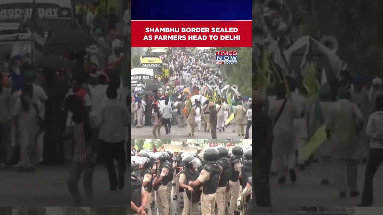 Farmers' Protest: Shambhu Border Sealed, Farmers Head To Delhi To Oppose India-US Deal #shorts