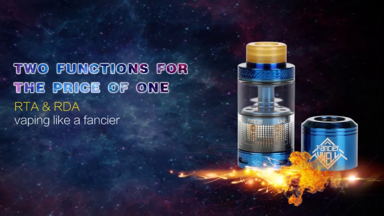 [Uwell Fancier tank] RTA + RDA = Fancier tank | Vaporl