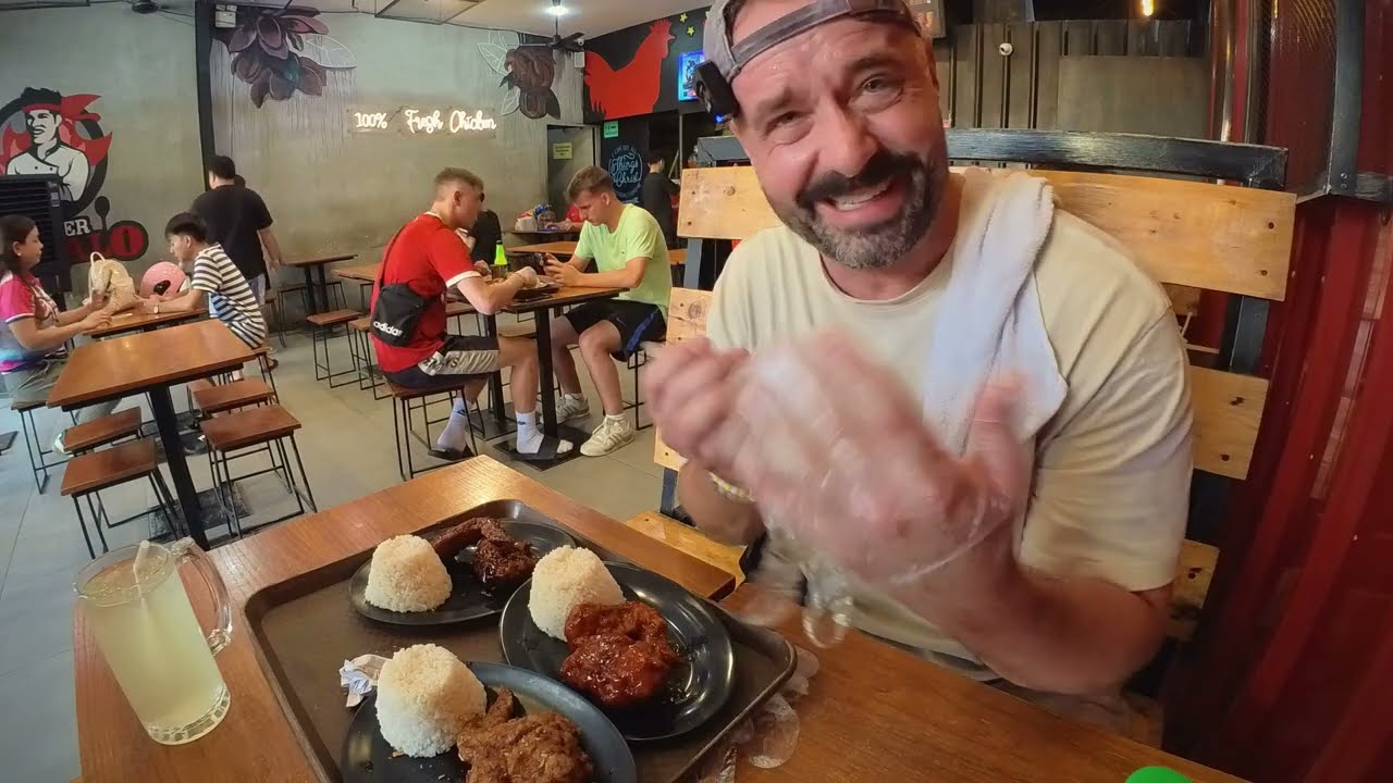 EATING JUICIEST BBQ CHICKEN WINGS