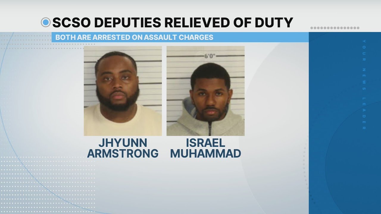 Two SCSO deputies arrested on assault charges, relieved of duty