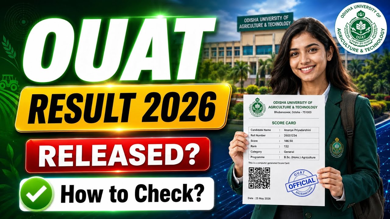 ouat result 2026 | ouat exam score card 2026