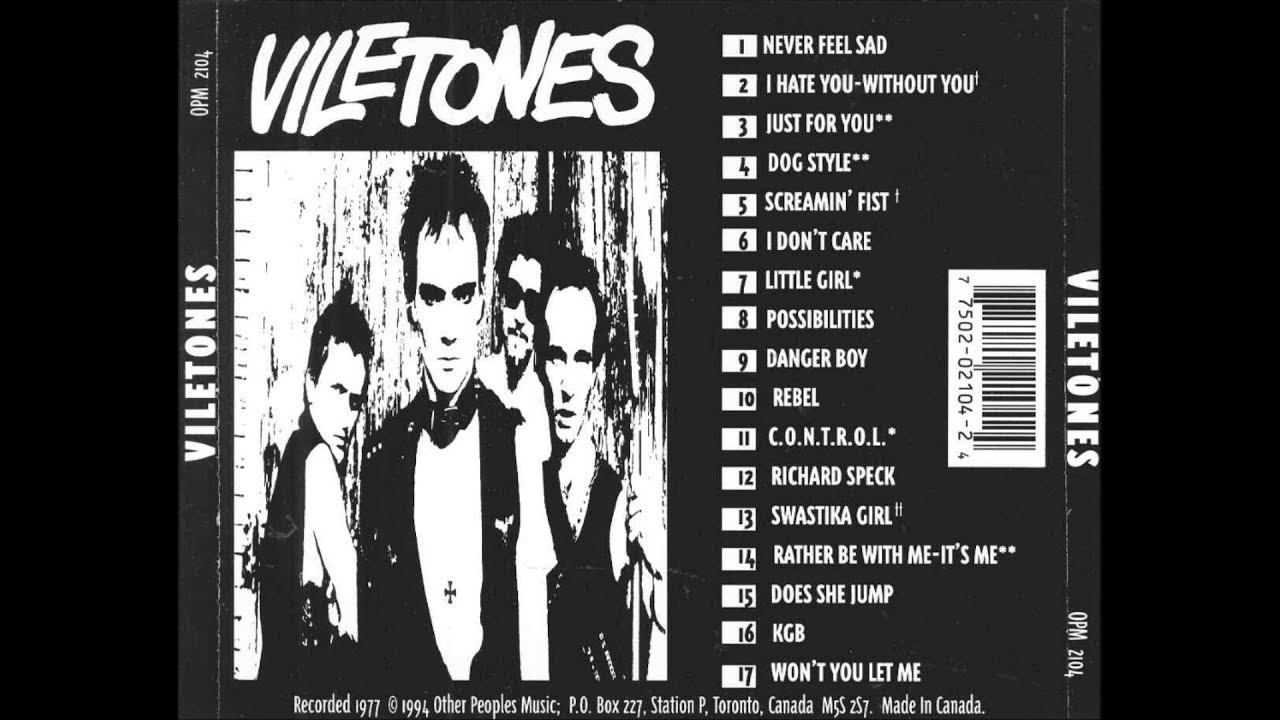 The Viletones-Never Feel Sad