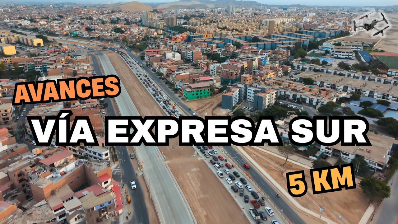 ¡SIN EDITAR! | Los 4 puentes peatonales de la VÍA EXPRESA SUR y el Paseo La Castellana 2026