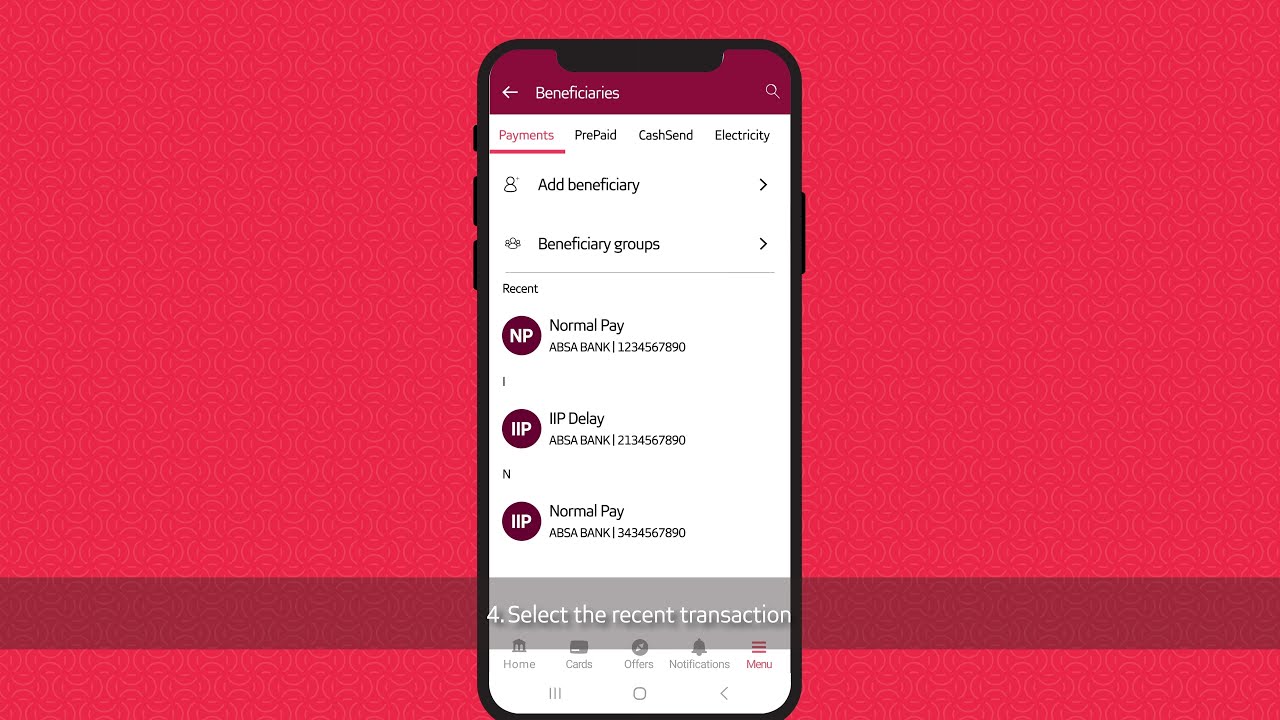 How to Download Proof of Payment on your Absa Banking App