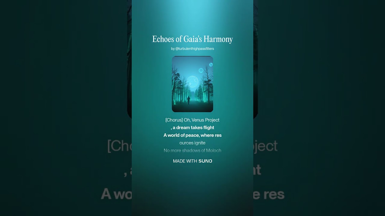 Echoes of Gaia's Harmony 5 - #AI​ #Song​ by #Suno​ #lyrics​ by #Meta #music​ #newmusic​