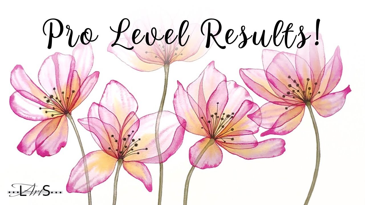 WARNING! ⚠️ This Technique Will Change EVERYTHING! Watercolor Flowers that Create Pro Level Results!