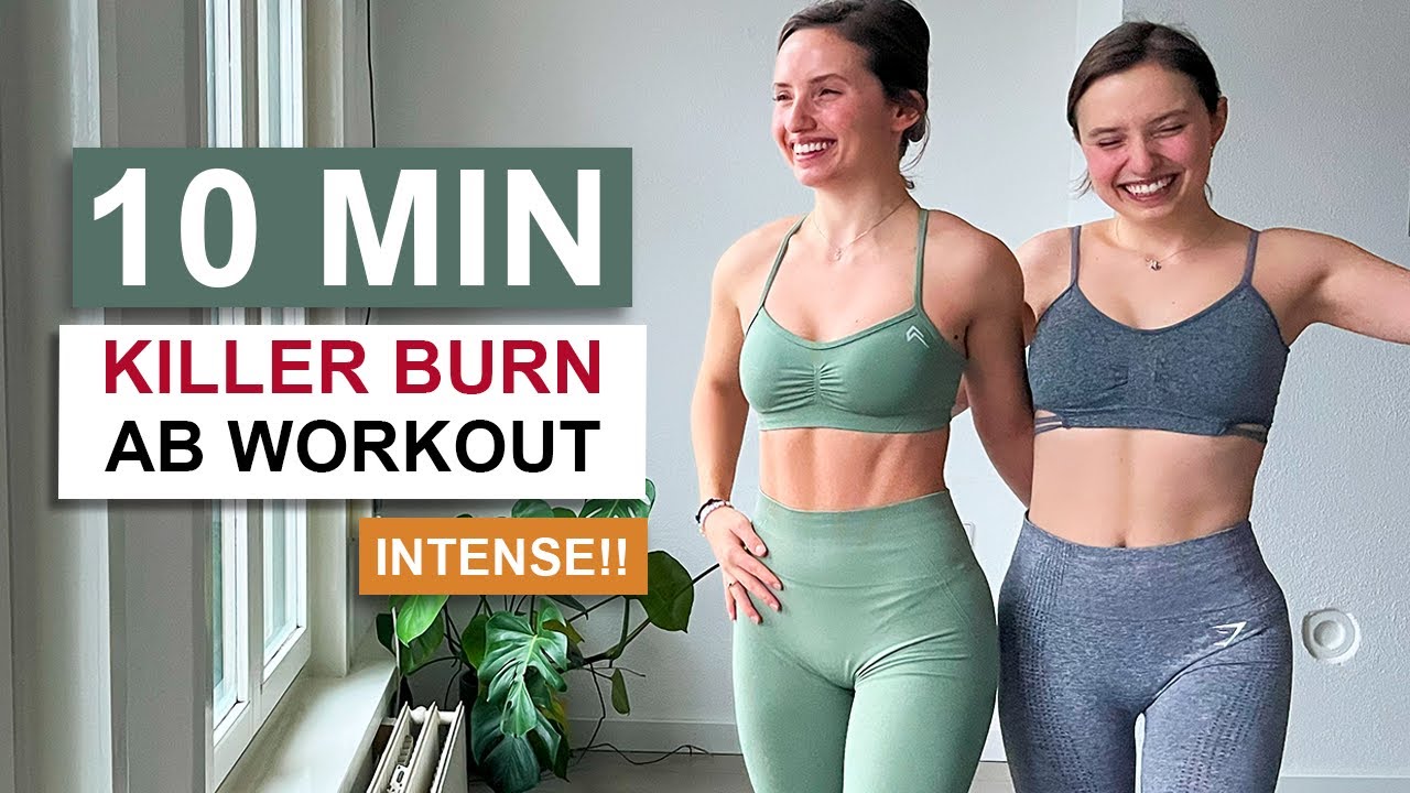 KILLER BURN FOR KILLER ABS // 10 min workout, get ready to feel the 🔥 | Twice as Fit