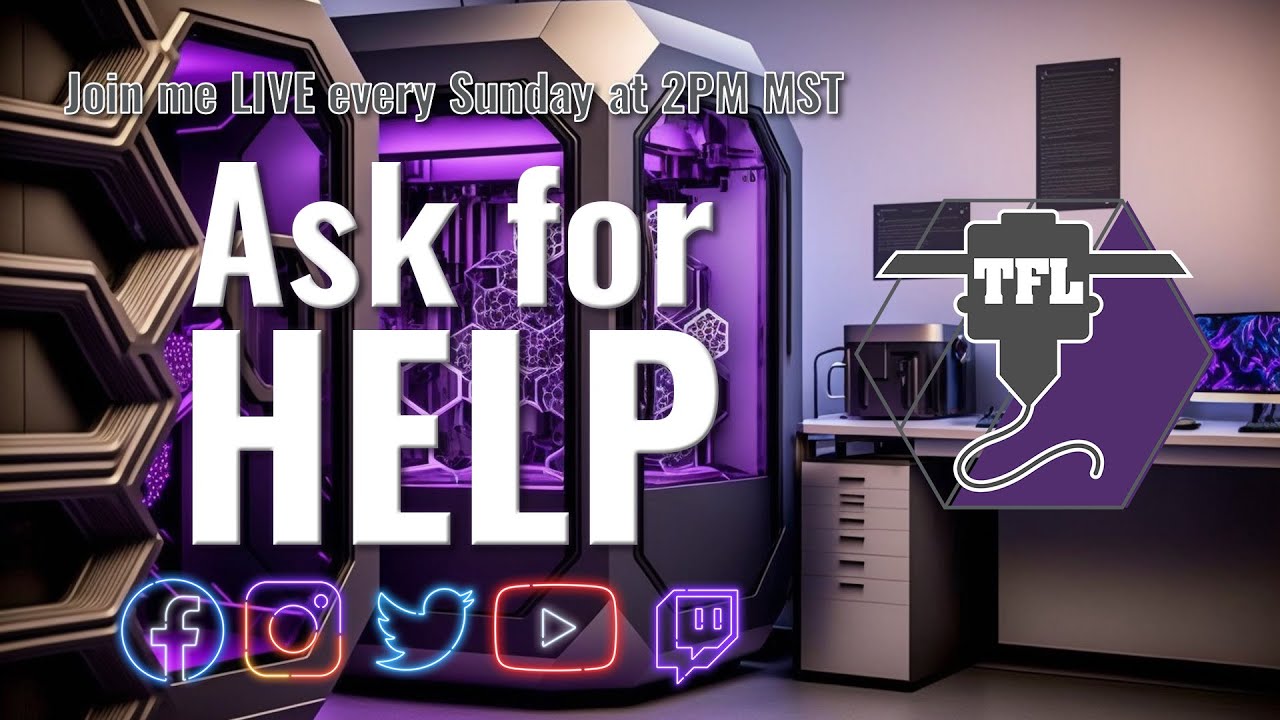 April showers means more 3D prints! : TFL Live: Ask for HELP