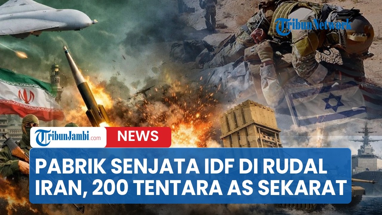 Pabrik Senjata Rahasia IDF di Tel Aviv Dirudal Iran, 200 Tentara AS Sekarat