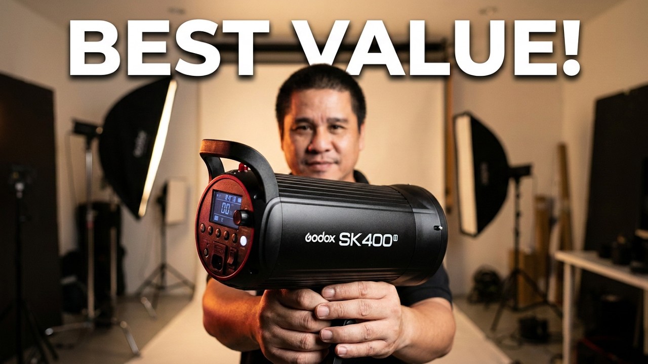 GODOX SK 400 II BEST VALUE FLASH STROBE FOR YOUR PHOTOGRAPHY STUDIO SETUP