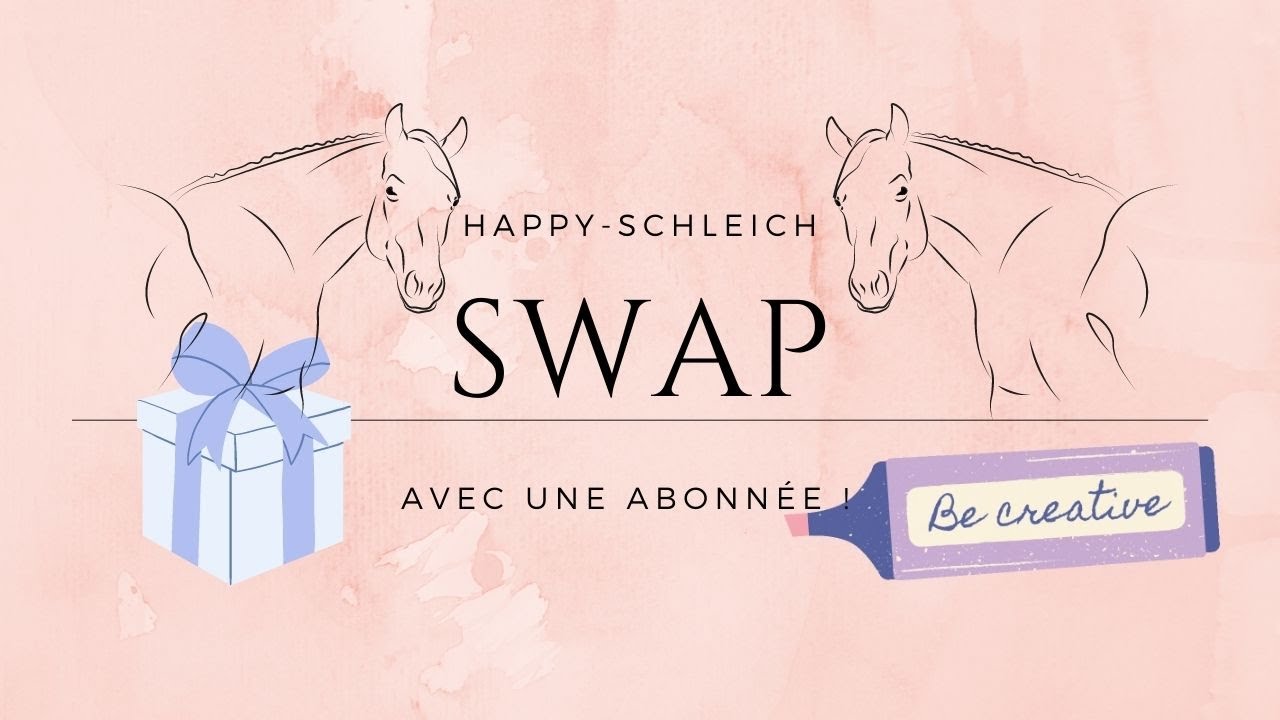 SWAP Schleich avec une abonnée ! ​​​ ​🐴​🐎​