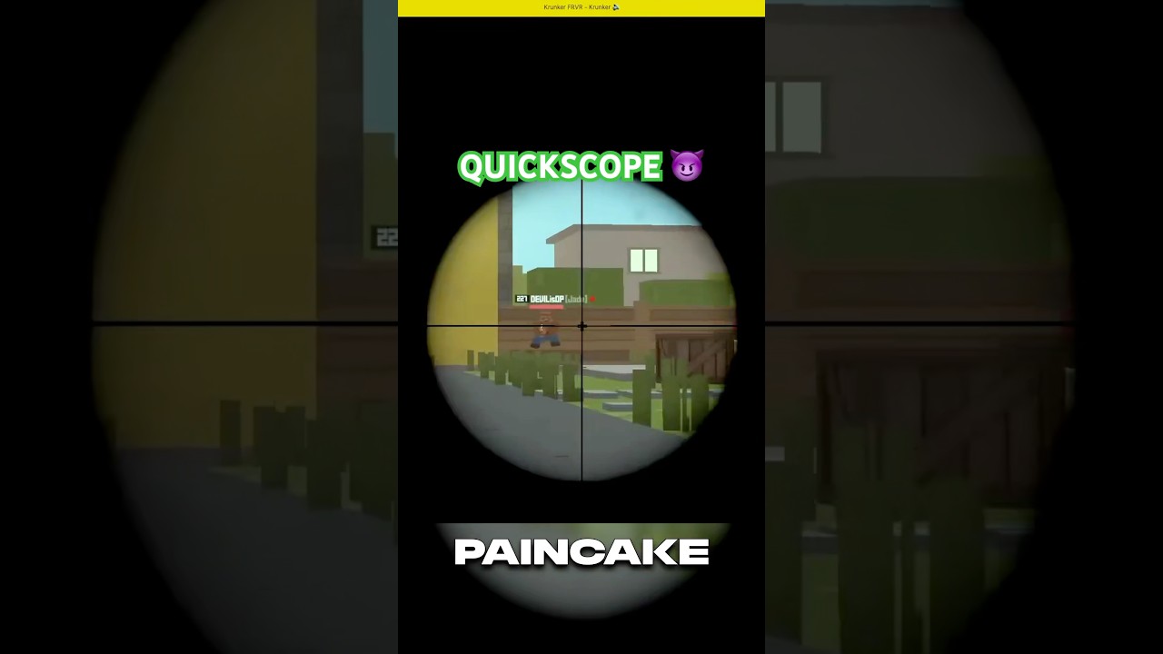 KRUNKER QUICKSCOPES ARE TUFF 🥶 #krunkerlive #gaming #shorts #short