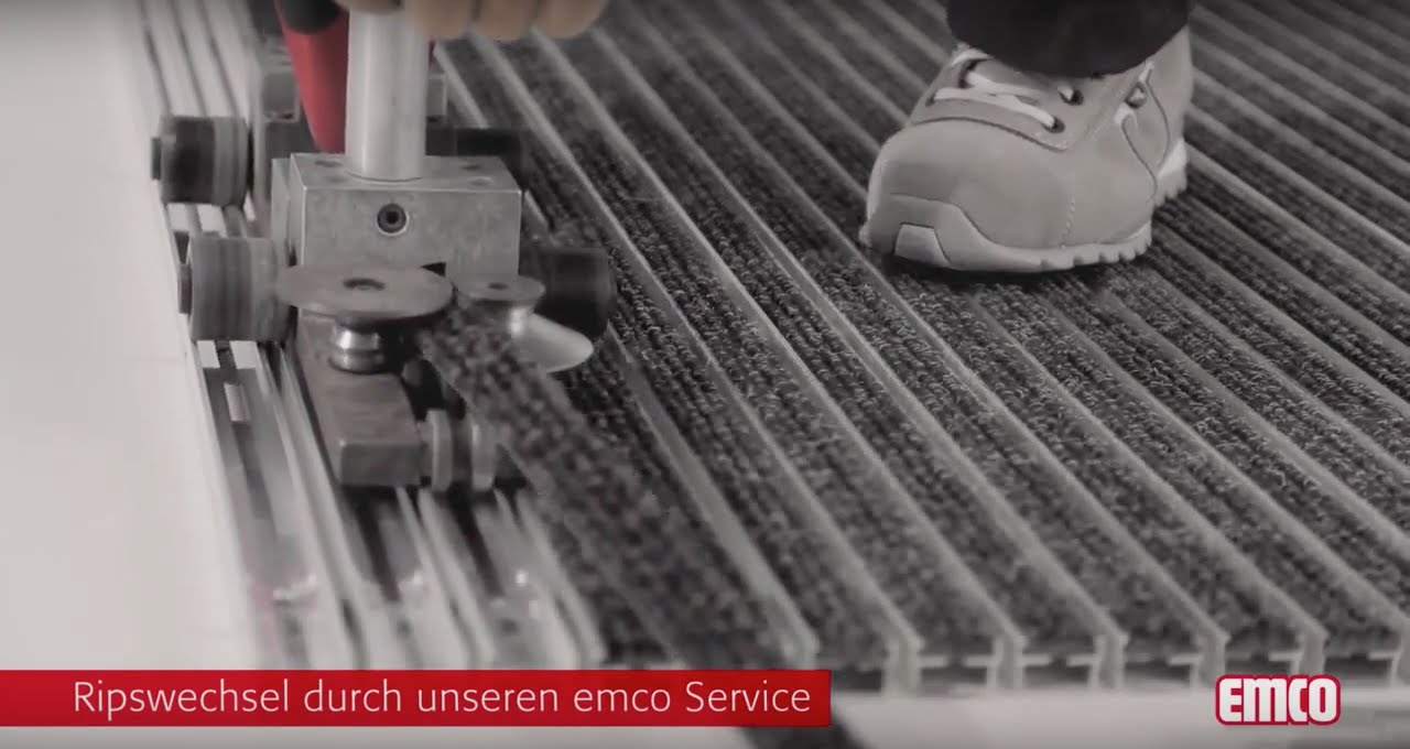 emco Eingangsmatten Service: Ripswechsel